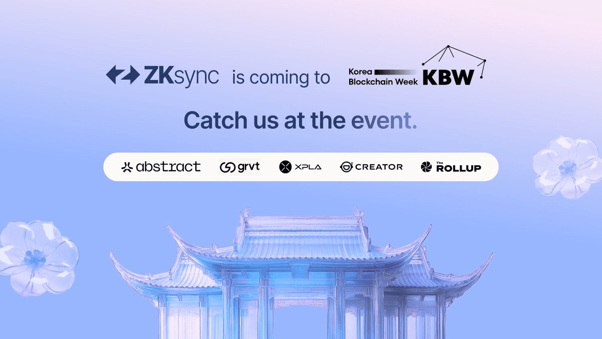 ZKsync Hosts Six Events at Korea Blockchain Week 2025