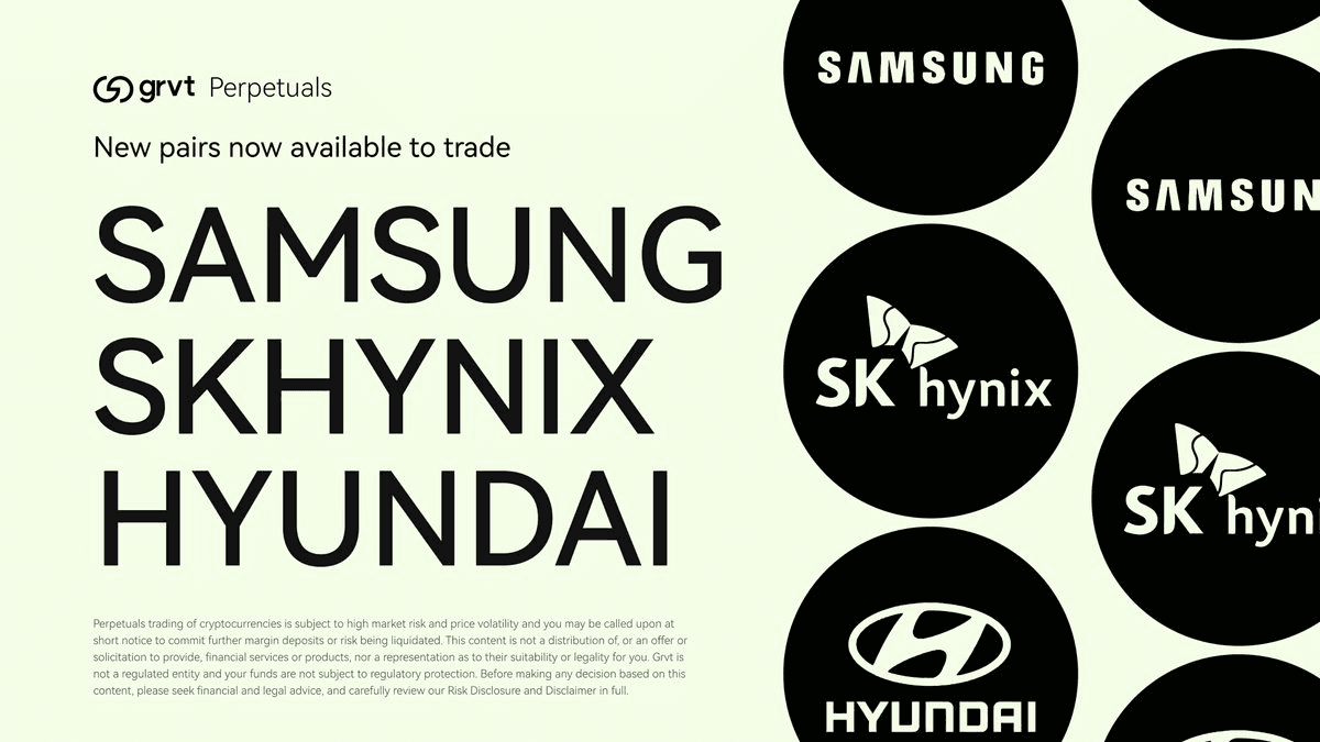 Korea's Stock Market Joins GRVT's RWA Platform on ZKsync