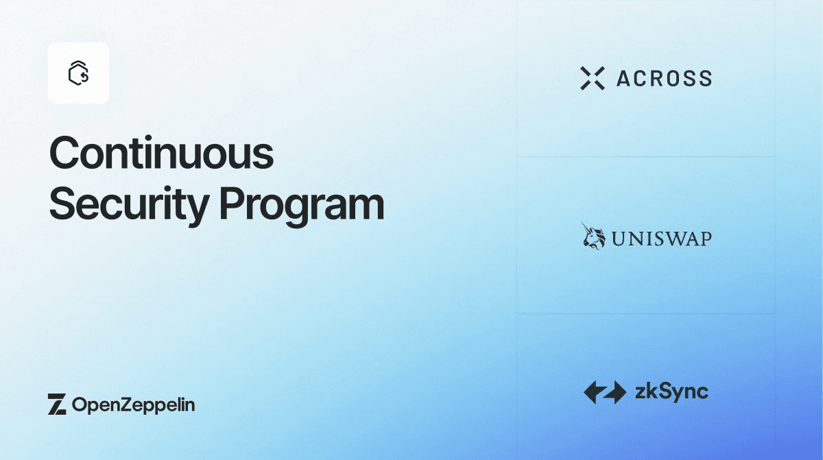 Across Protocol Joins OpenZeppelin Continuous Security Program