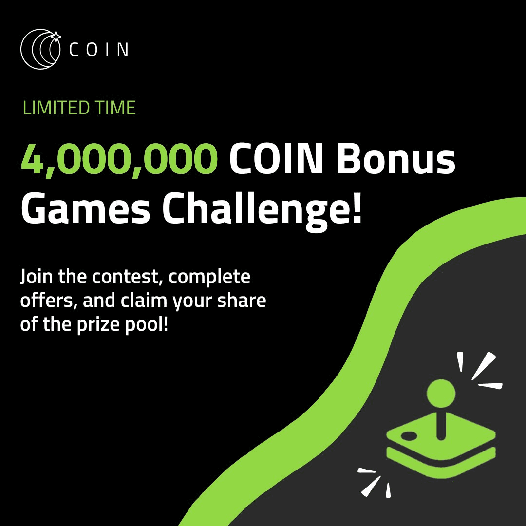 Bonus Games Contest: 4M COIN Prize Pool Through May 11