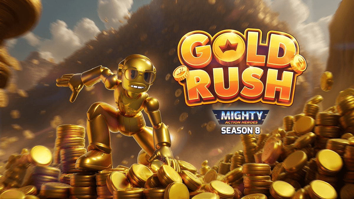 Season 8 Gold Rush Launches in Mighty Action Heroes