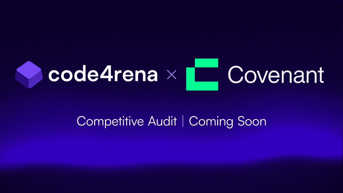 🤝 Covenant Partners with Code4rena for 12-Day Security Audit