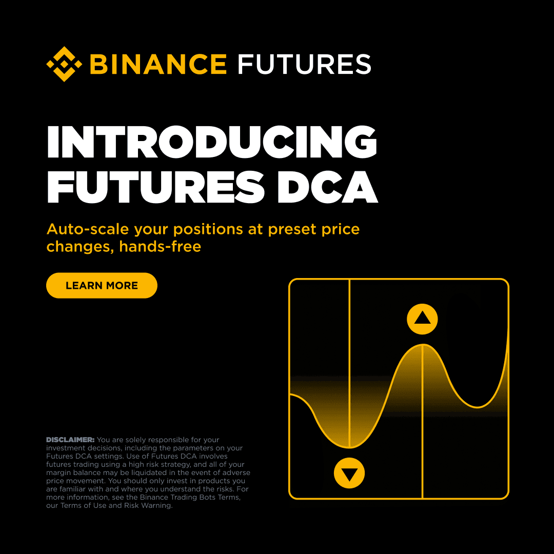 🤖 Binance Launches New DCA Bot