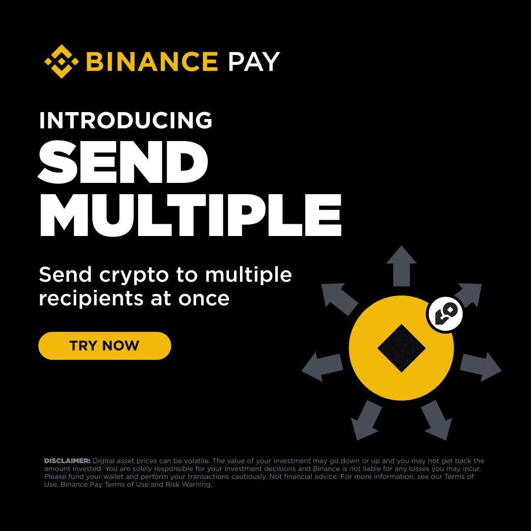 Binance Launches Send Multiple Feature for Bulk Crypto Transfers