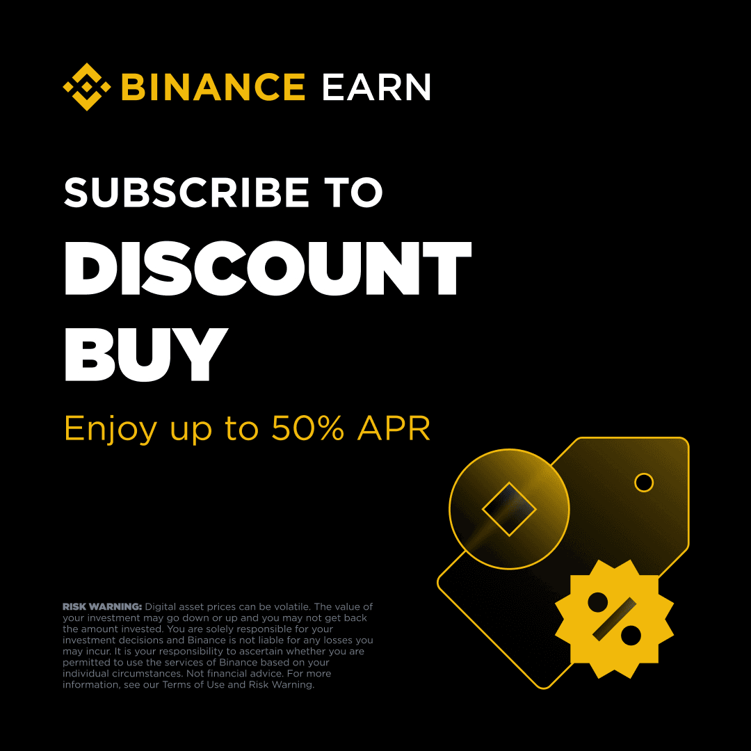 Binance Earn Launches Boosted APR Program for Discount Buy Users