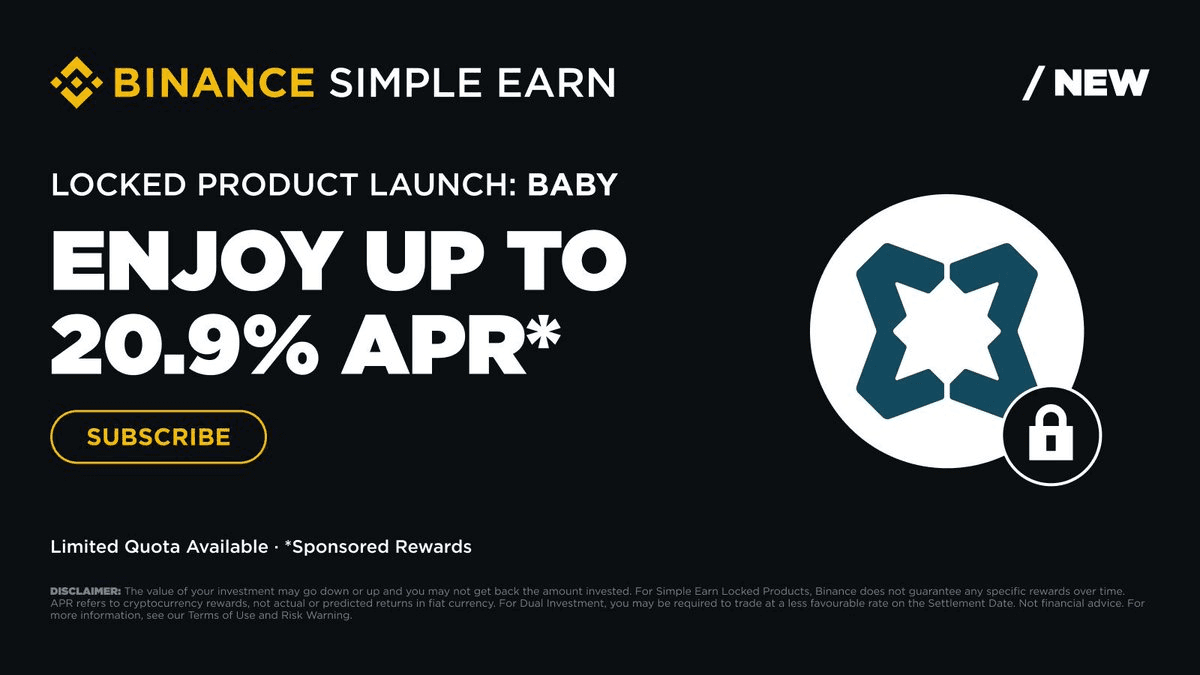 Binance Simple Earn Adds Babylon Labs Token with Promotional APR