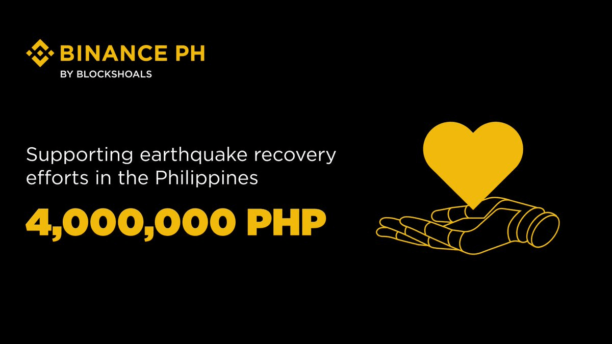Binance Charity Commits $4M for Philippines Earthquake Relief