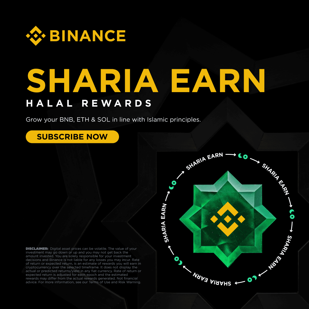 Binance Launches Sharia-Compliant Staking Platform