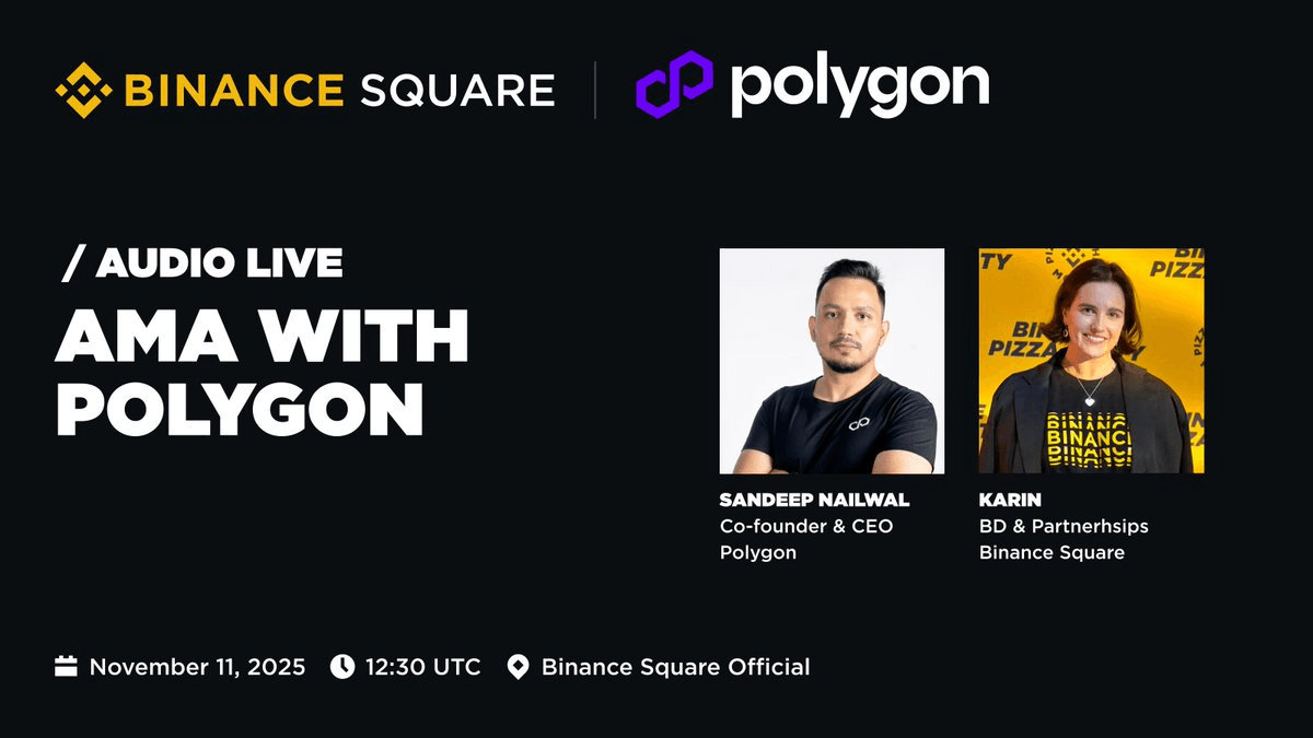 Polygon CEO Sandeep Nailwal to Host AMA on Binance Square November 11