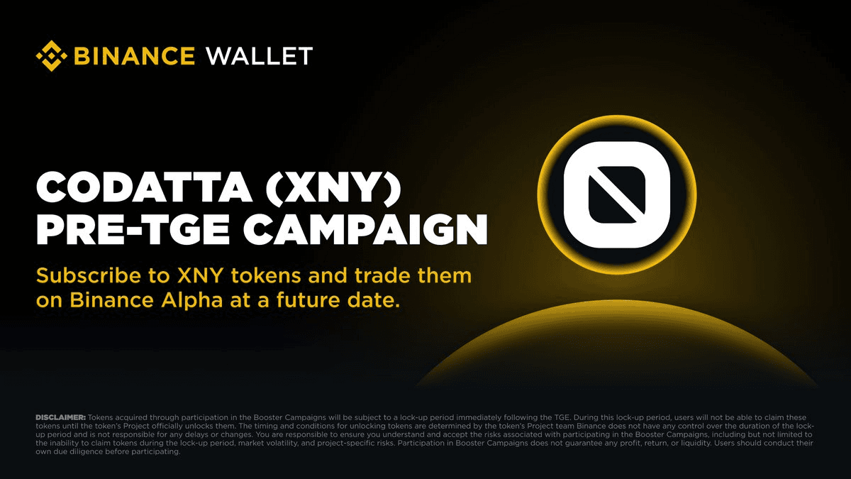 Binance Announces Pre-TGE Campaign with Codatta