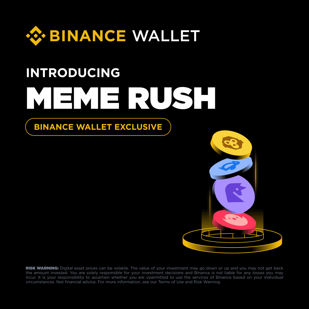 Binance Wallet Launches Meme Rush Platform for Exclusive Token Discovery