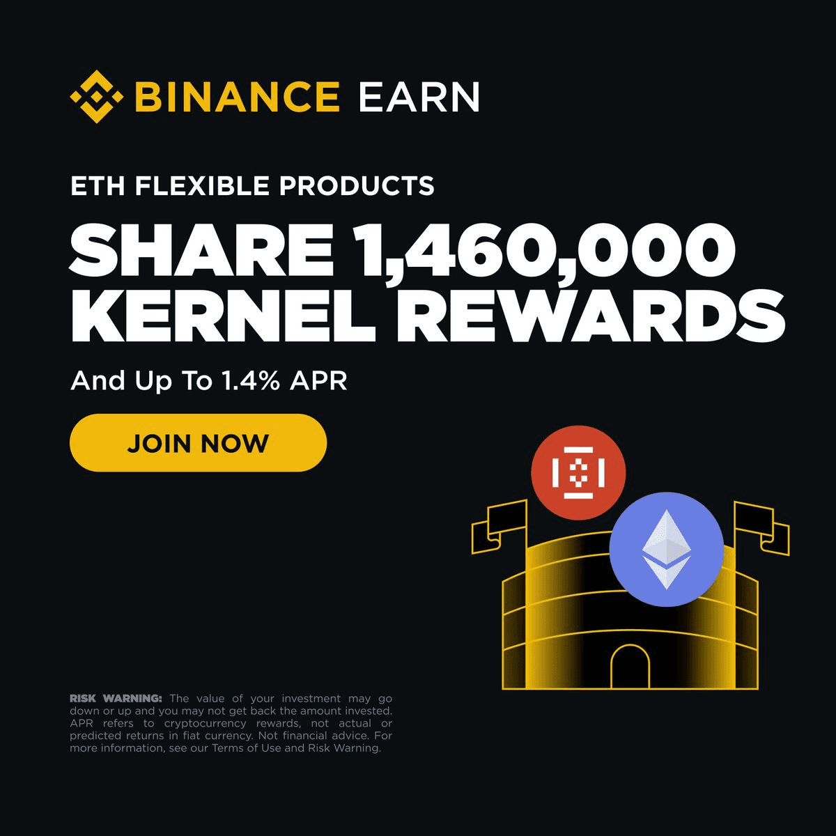 Binance Launches Monthly Earn Campaign with 1.46M KERNEL Token Rewards