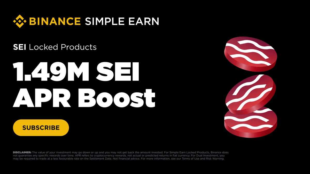 Binance Launches SEI Validator Node with 1.49M Token Reward Pool