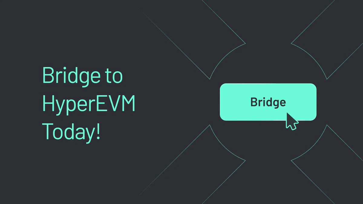 HyperEVM Bridge Now Live with Sub-Second Transfers