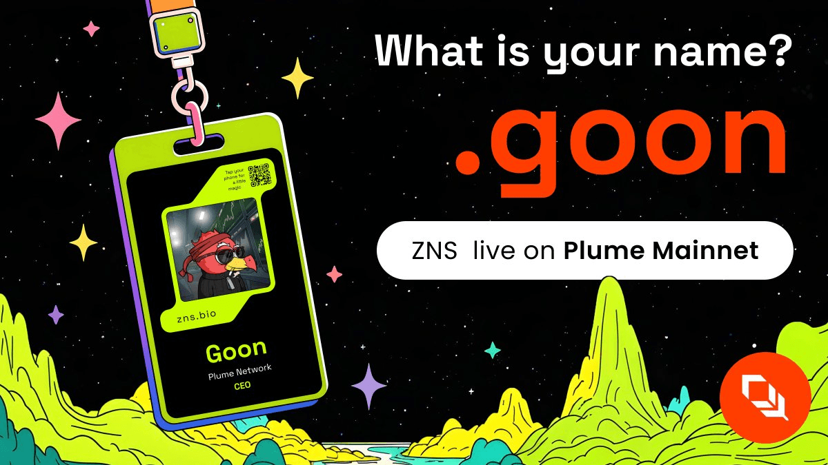 Plume x ZNS Partnership Launches .GOON Domain Service