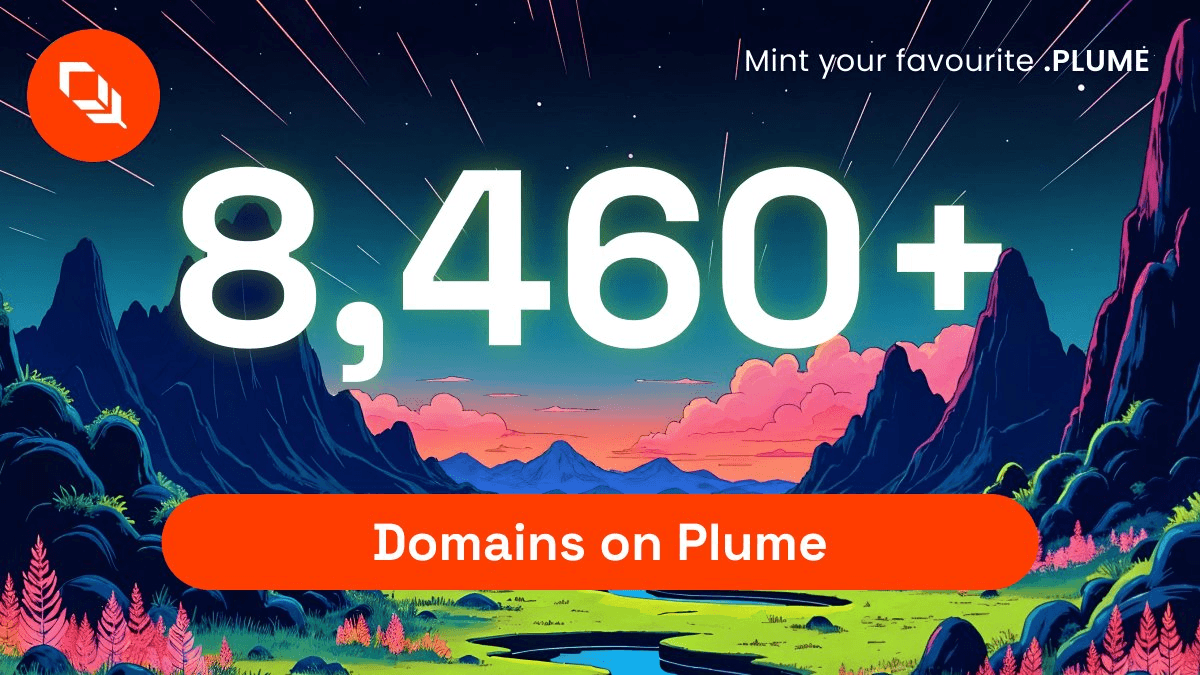 Plume Network Reaches 8,460+ Domain Milestone