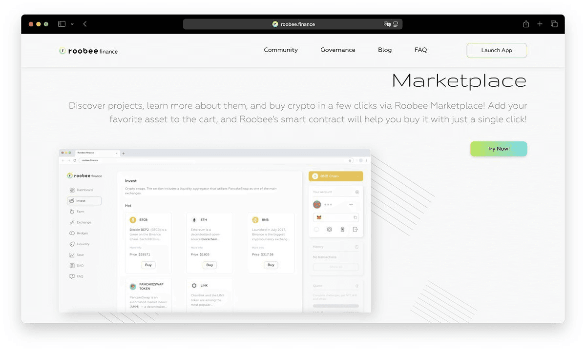 Roobee Launches One-Stop Crypto Marketplace