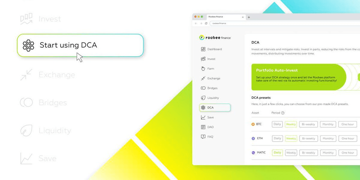 Roobee DCA Module Now Live on Four Major Blockchains