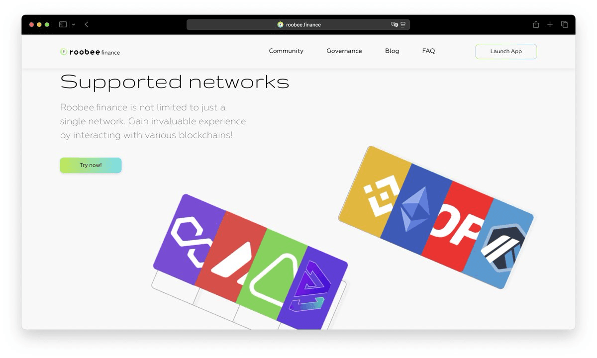 Roobee.finance Expands Multi-Chain Support to 15 Networks