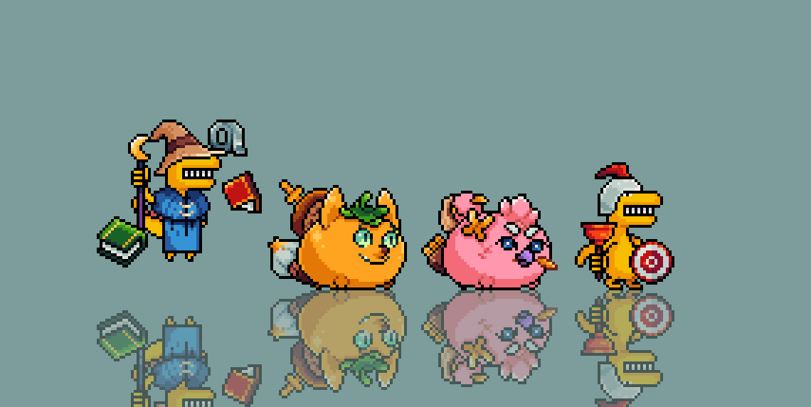 🏝️ Dynos and Axies Unite to Forge Magical Relic Against Monster Invasion