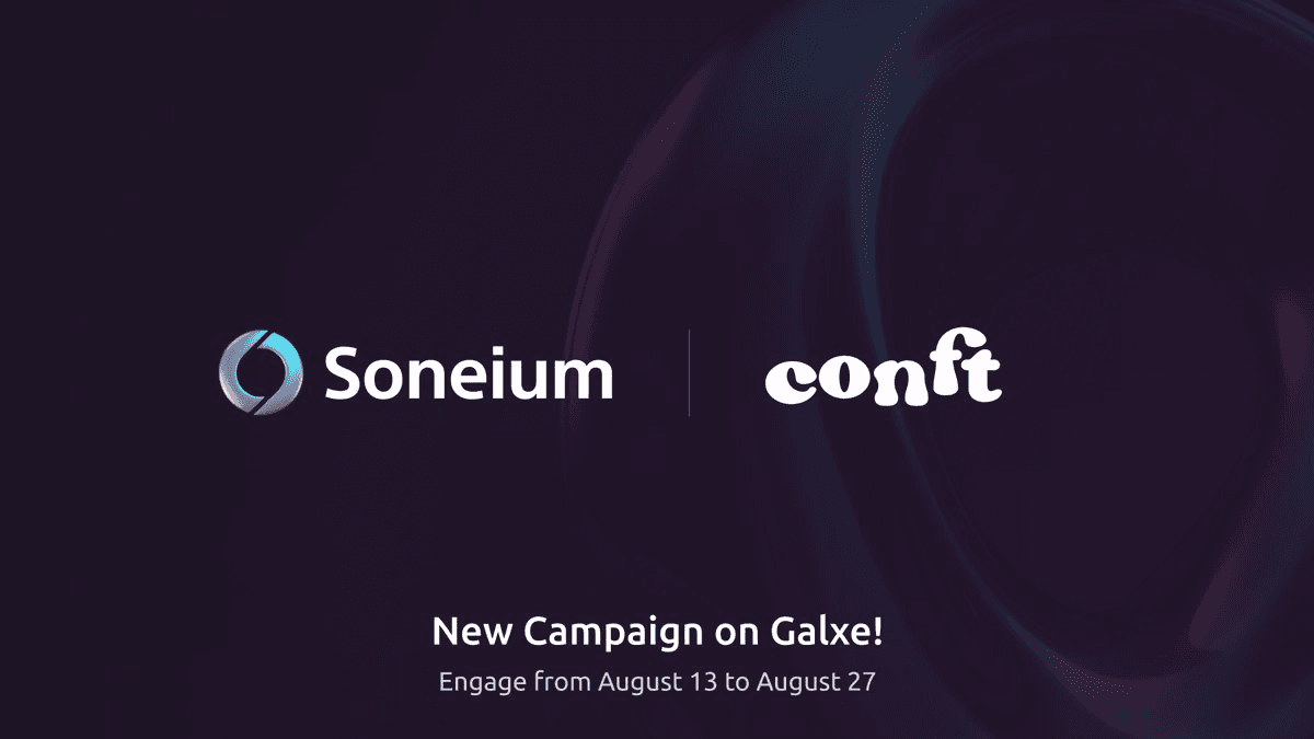 Soneium Quest Launch with ConftApp Integration