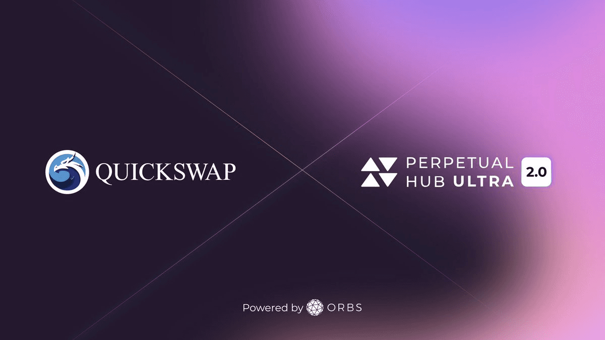 馃寪 QuickSwap Launches First Integration of Orbs Perpetual Hub Ultra 2.0