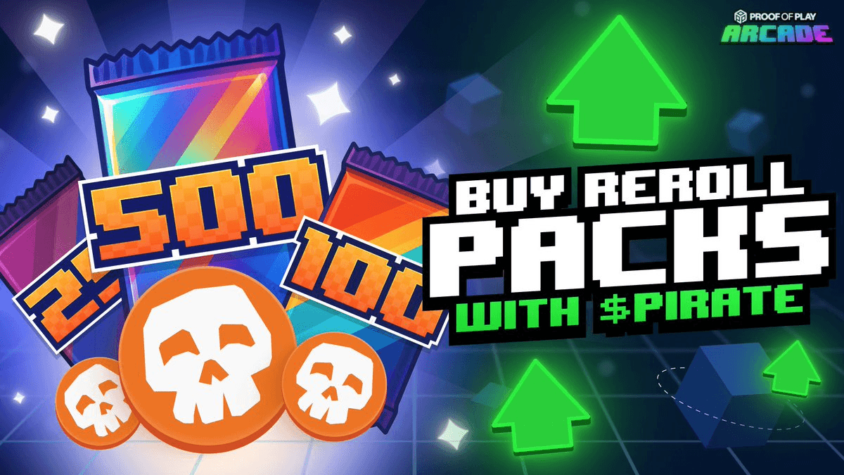 🏴‍☠️ Proof of Play Launches $PIRATE Shop in Arcade