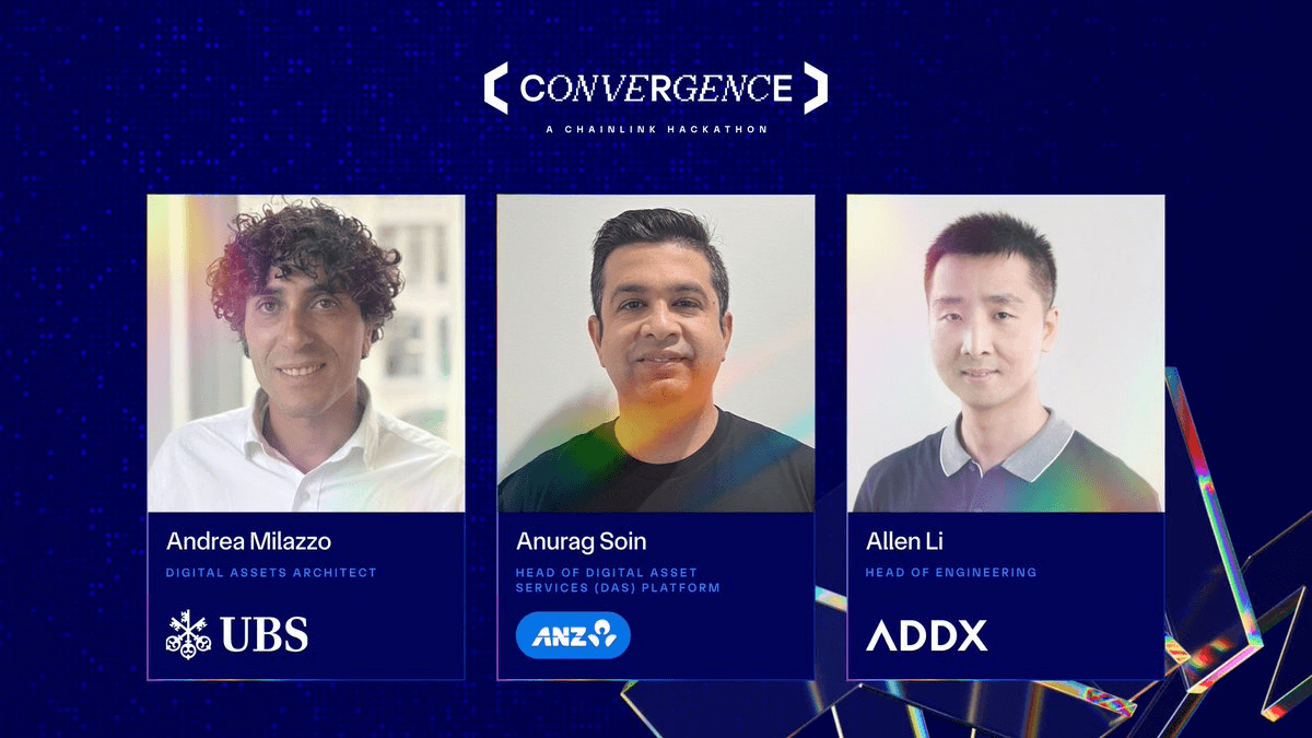 UBS, ANZ, and ADDX Executives Join Chainlink Convergence Hackathon as Judges