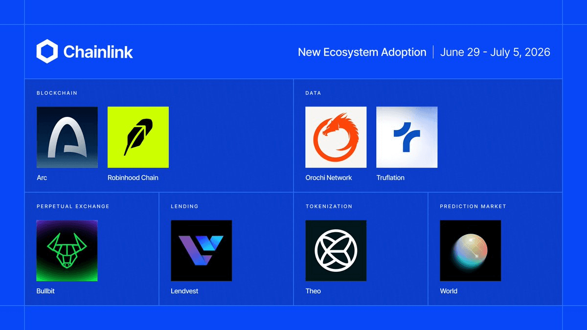 Chainlink Expands Across 8 New Integrations Including Aave and Mantle