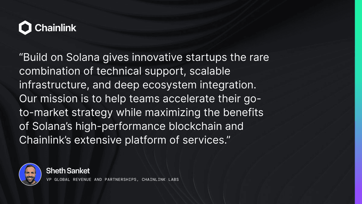 Final Call: Chainlink and Solana's Joint Builder Program