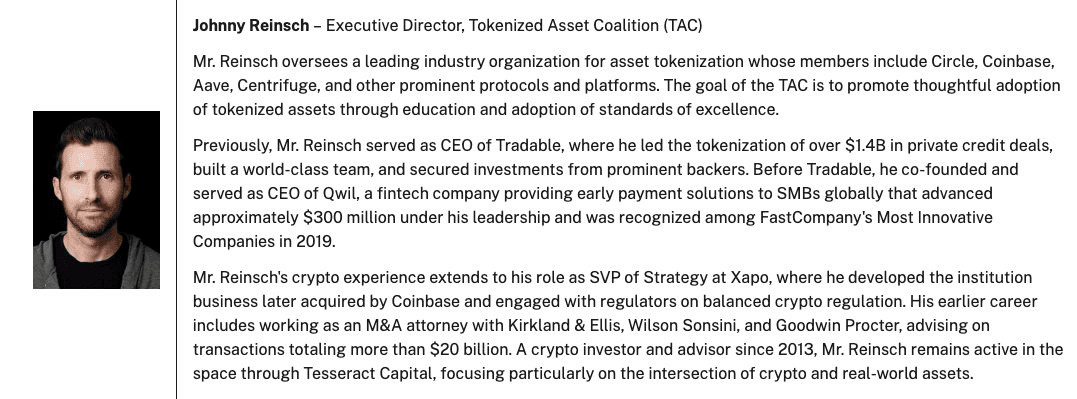 Tokenized Asset Coalition Expands with New Members and SEC Engagement