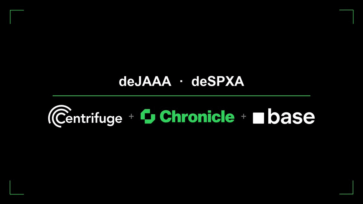 Chronicle Launches Standardized Data Feeds for deJAAA and deSPXA on Base