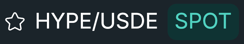 🔄 USDe Quote Asset