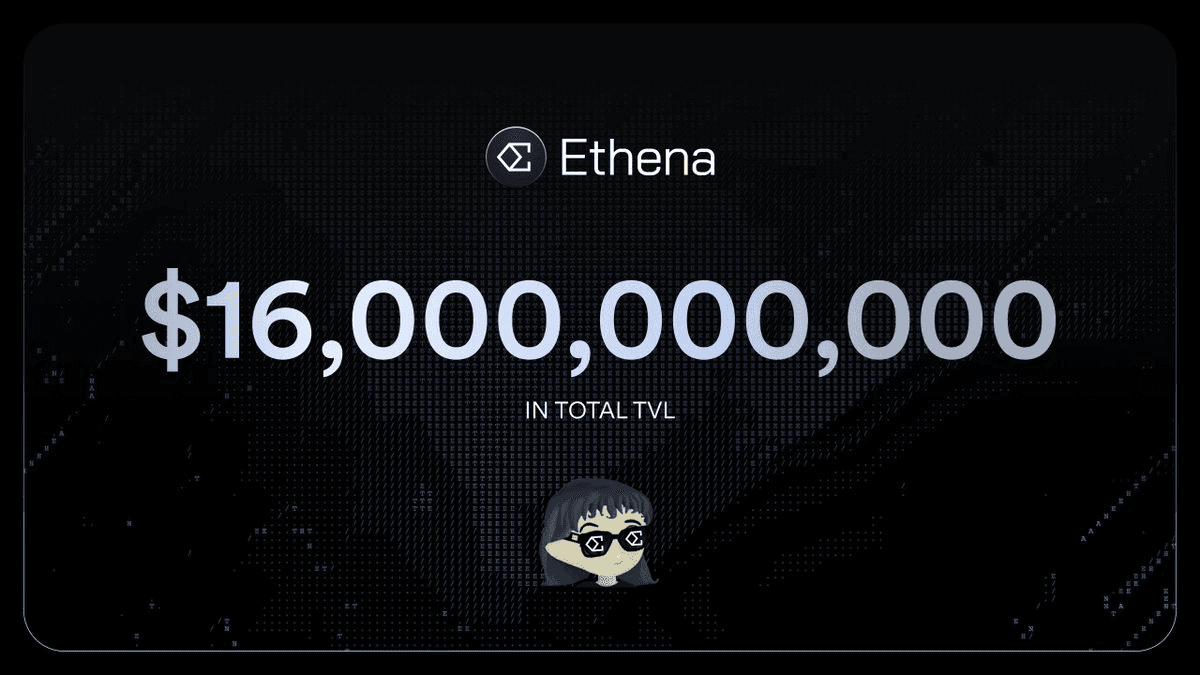 Ethena's Combined TVL Breaks $16B Milestone