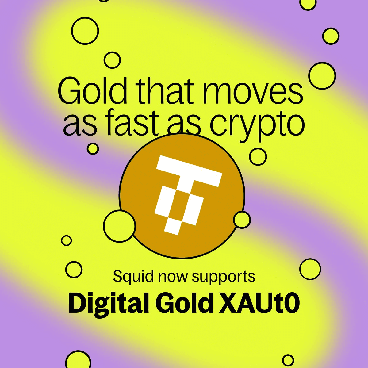 XAUt0 Digital Gold Token Launches Cross-Chain Trading on Squid Router
