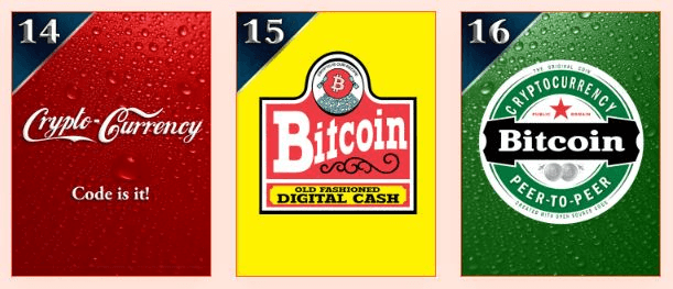 phneep's Bitcoin Brand Parodies: The Only ETH Art from OG Bitcoin Artist