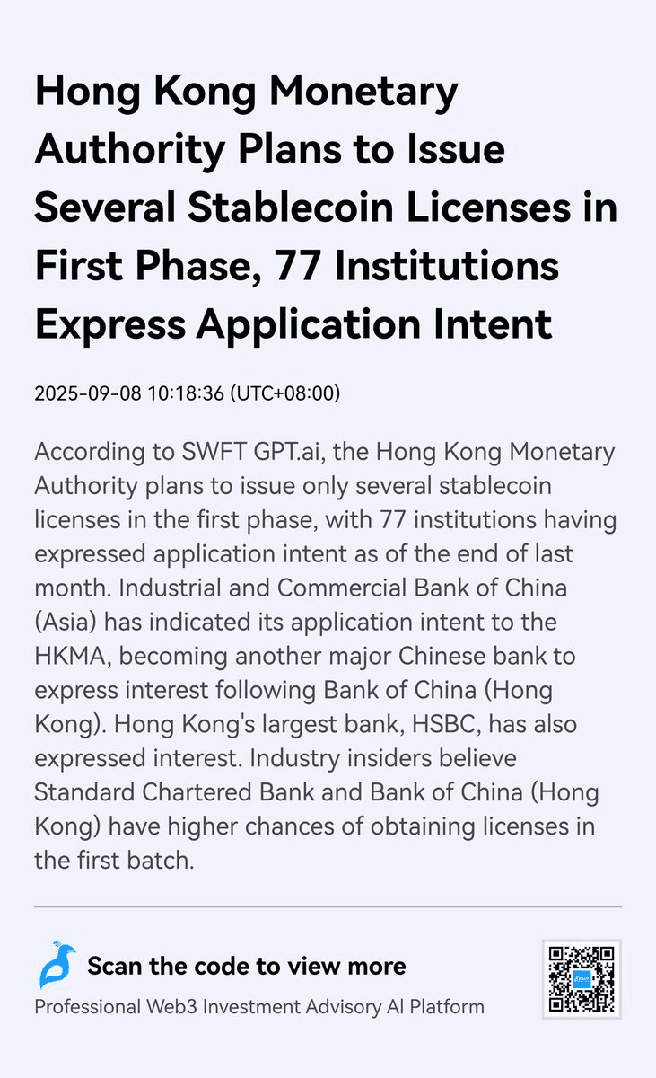 Hong Kong Stablecoin License Race Heats Up