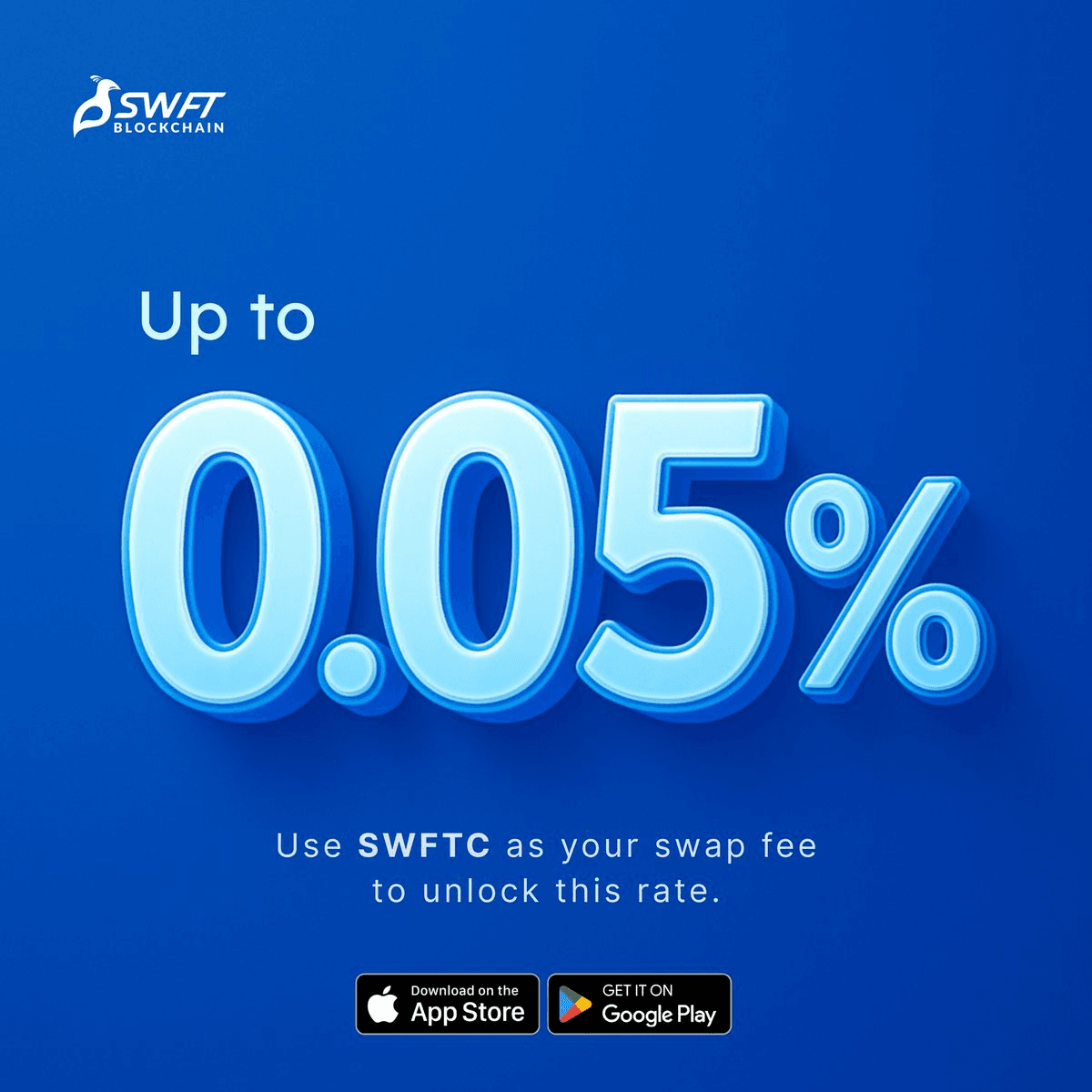 SWFT Blockchain Reduces Swap Fees to 0.1%, Offers Ultra-Low 0.05% with $SWFTC