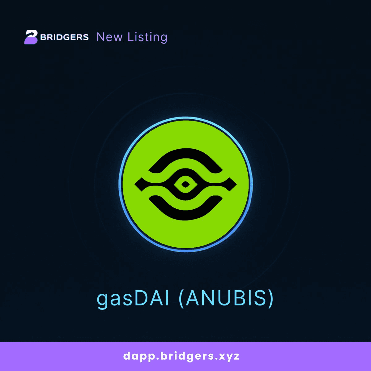 gasDAI Now Available for Cross-Chain Routing on BRIDGERS Platform