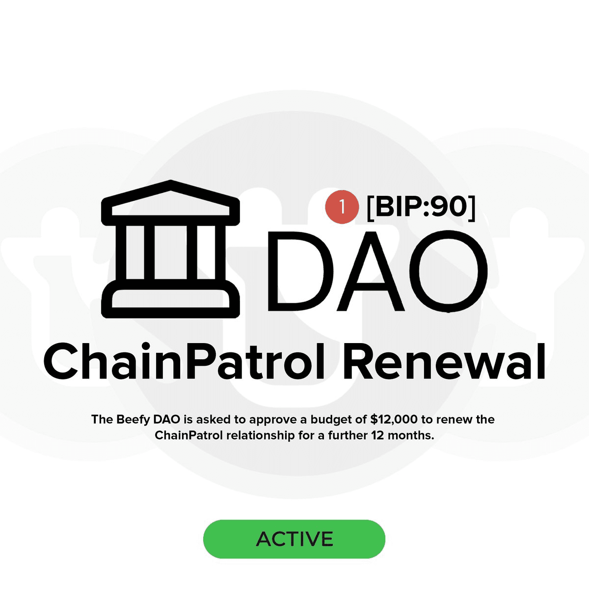 ChainPatrol Service Renewal Vote for Beefy DAO