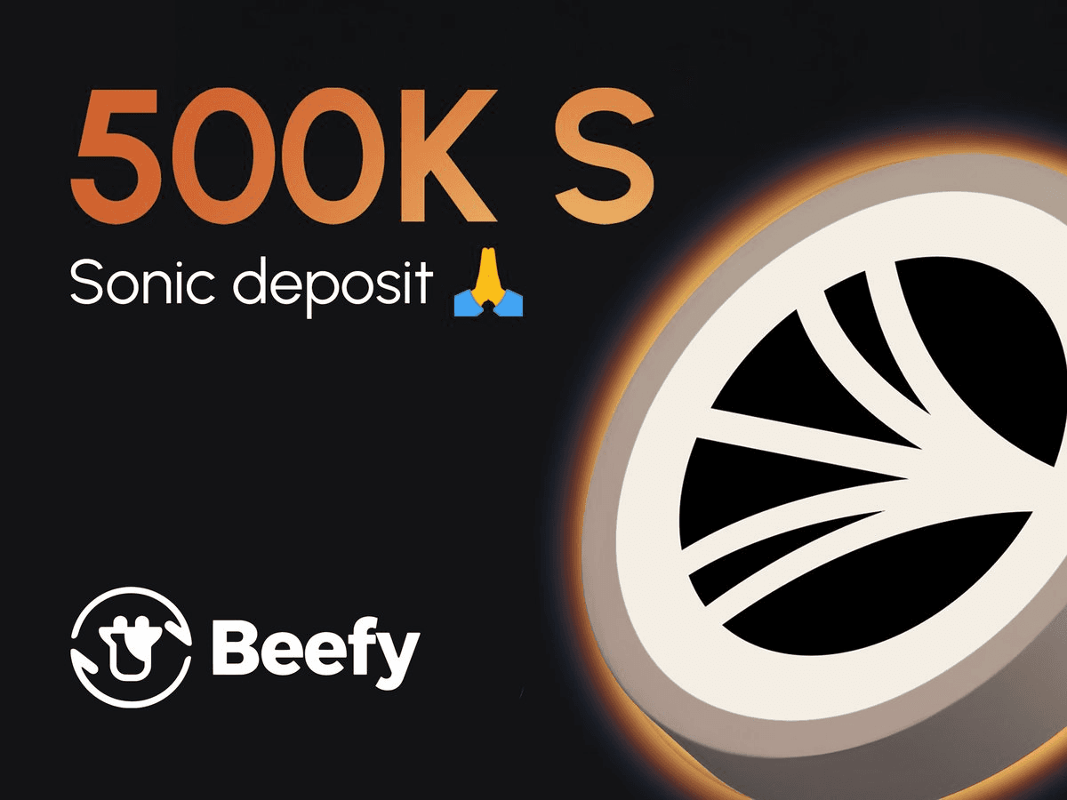 Sonic Labs Invests $500k in Beefy, Strengthening Partnership