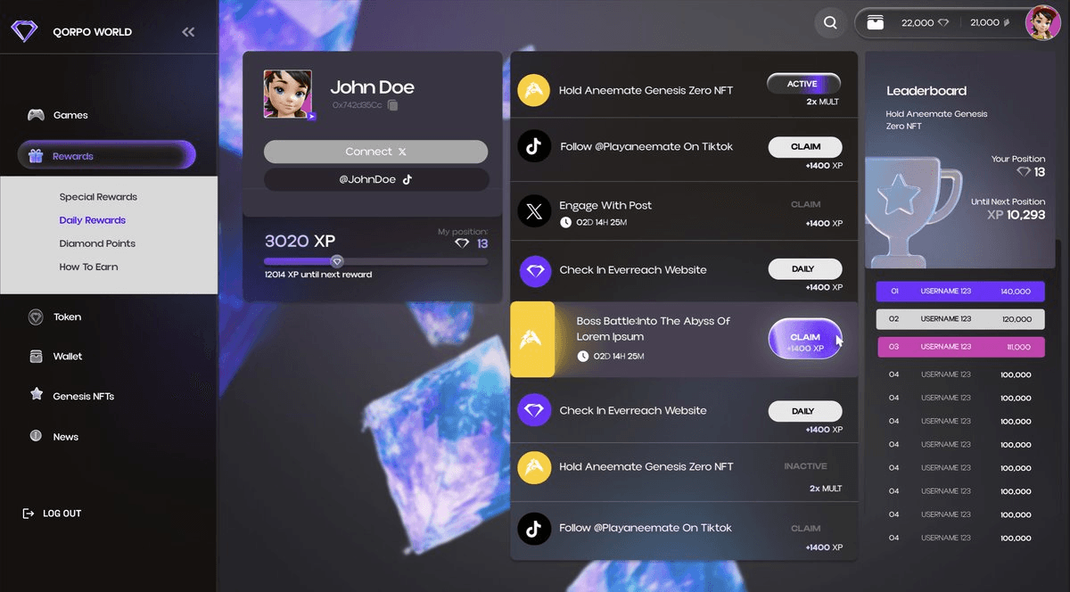QORPO Launches All-in-One Platform for Degens, Gamers, and Social Users