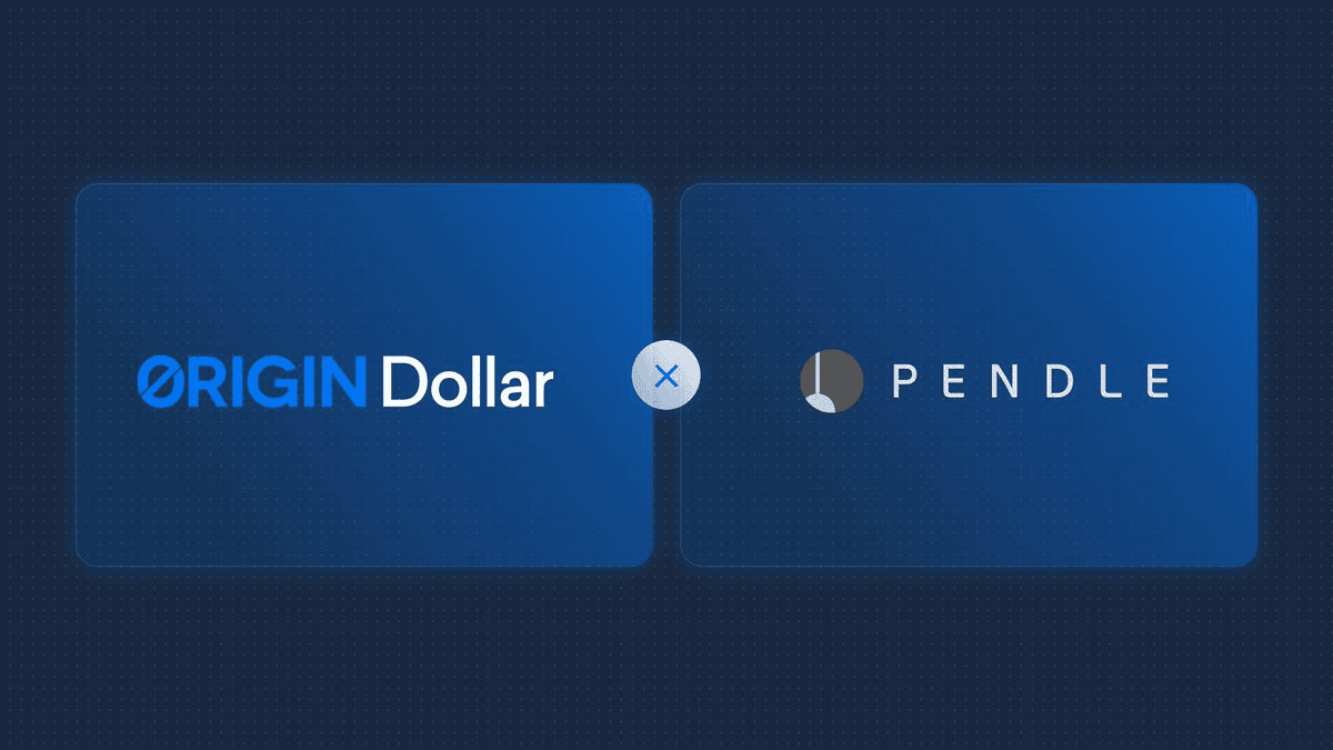 Origin Protocol Launches Pendle wOUSD Market