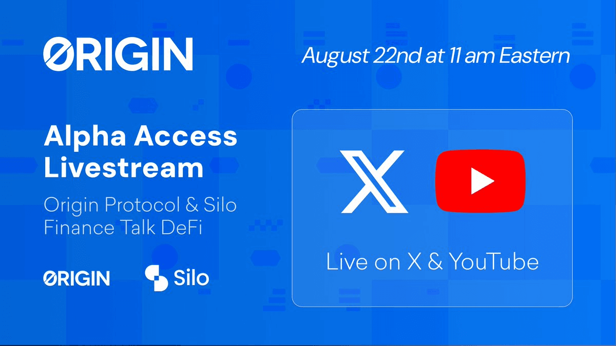 Origin Launches New Livestream Series with Silo Finance