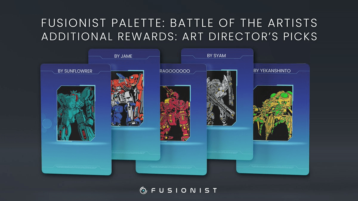 Fusionist Art Directors Picks Announced with 3D Renders
