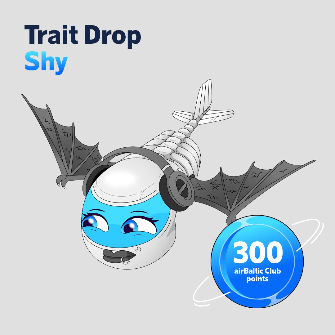 February Trait Drop: SHY Eyes Worth 300 airBaltic Points