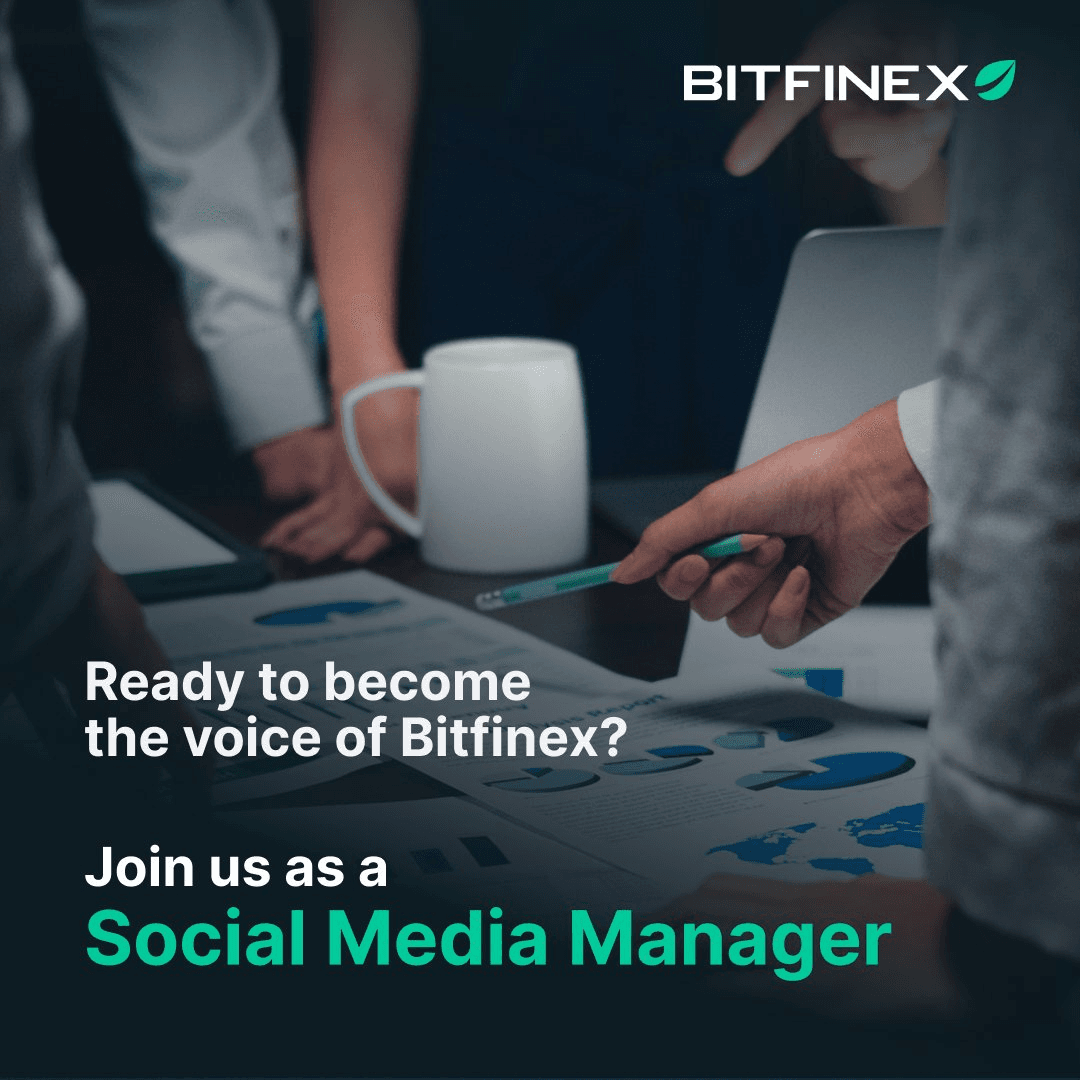 Bitfinex Opens Remote Social Media Manager Position