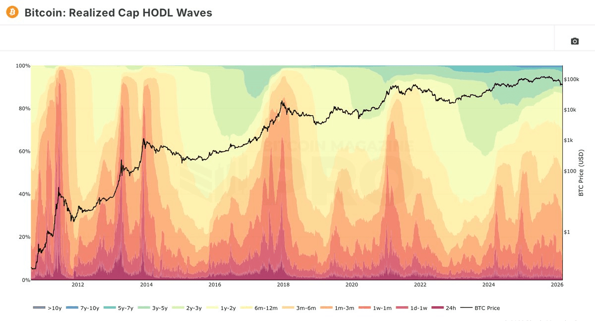 Bitcoin Long-Term Holders Increase as Supply Sits Dormant for Three Years