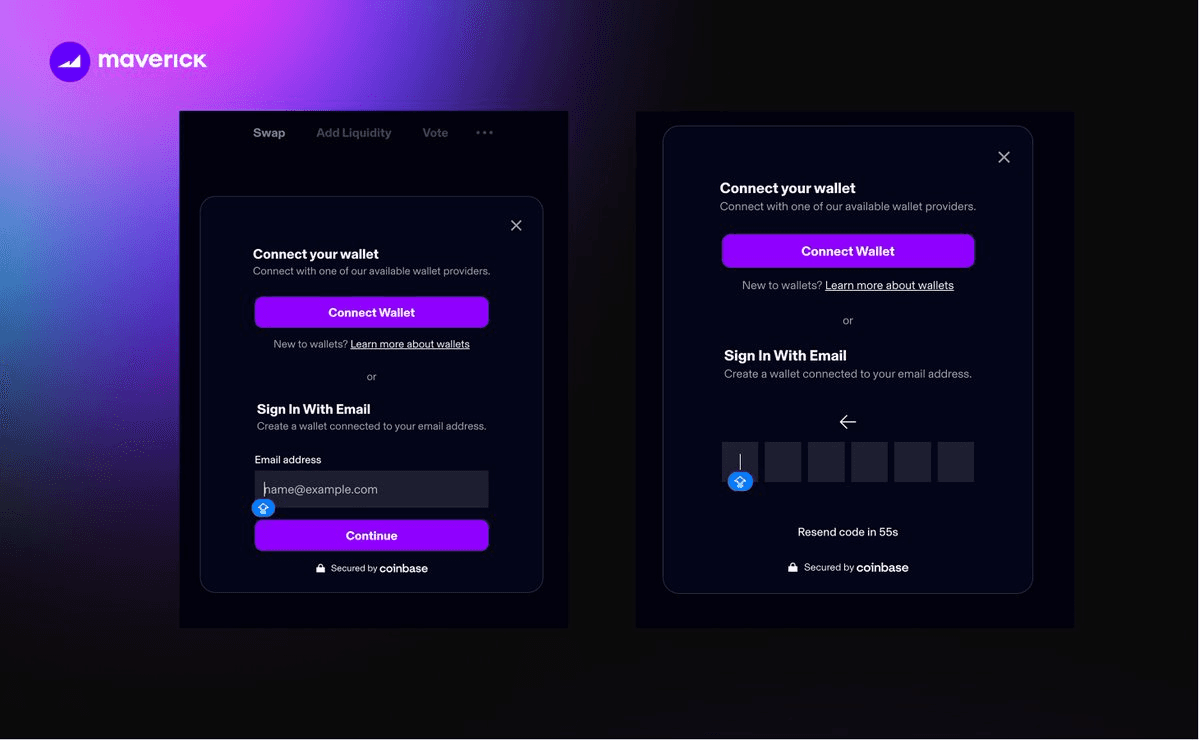 Coinbase Embedded Wallets Launch on Maverick Protocol for Simplified DeFi Access