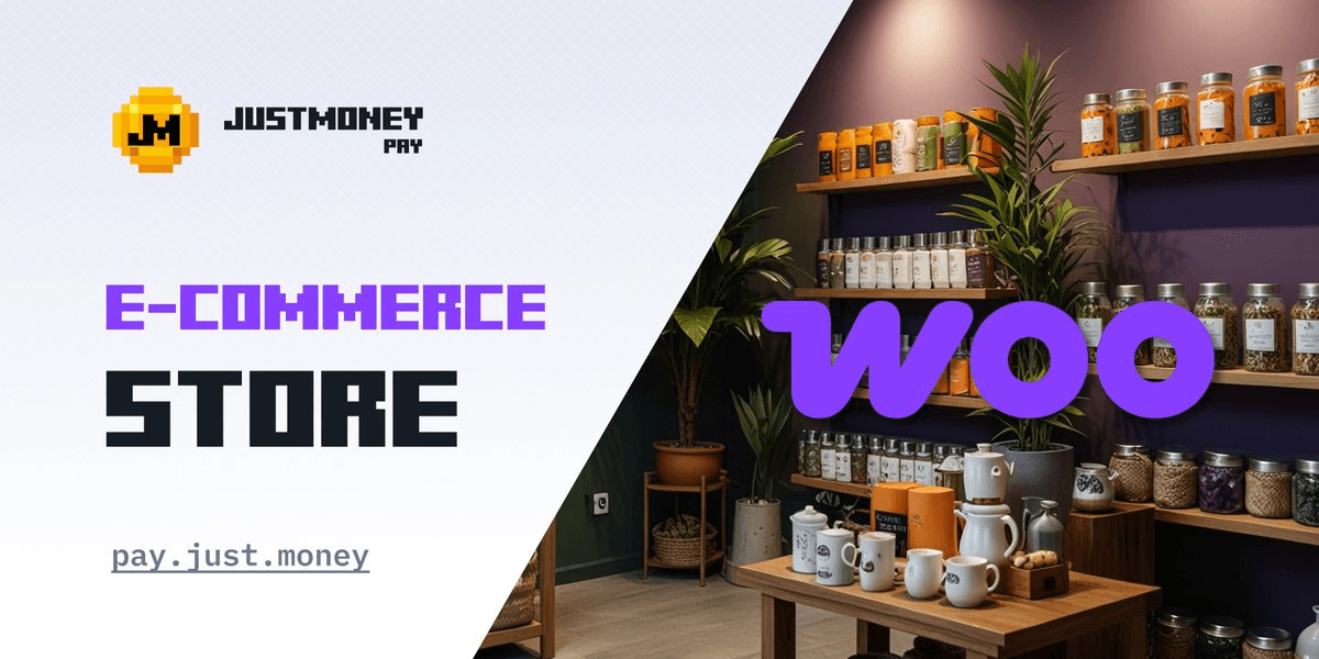 JustMoney Launches WooCommerce Crypto Payment Plugin